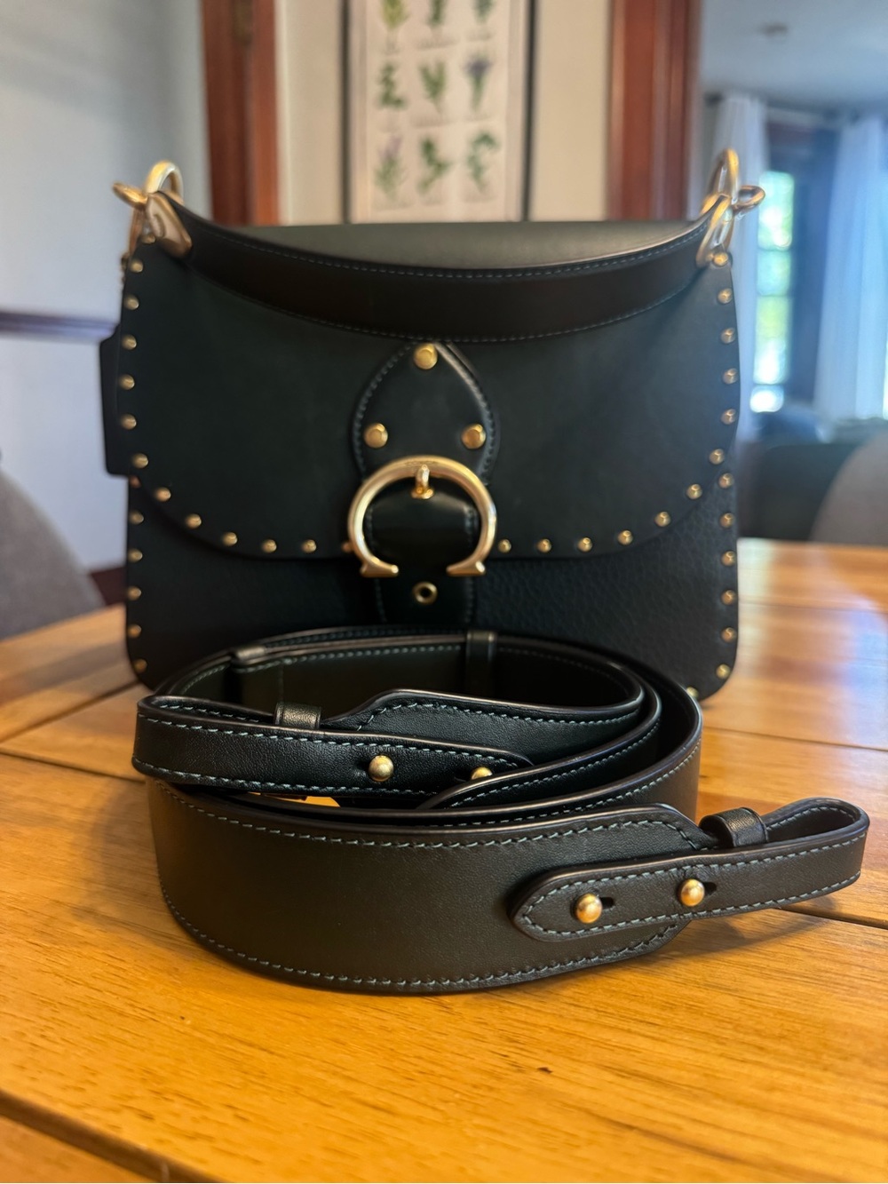 Coach Beat Bag in dark green